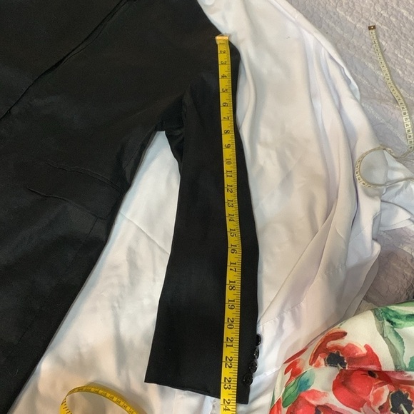 Ralph Lauren black linen, knee-high jacket - Picture 16 of 16